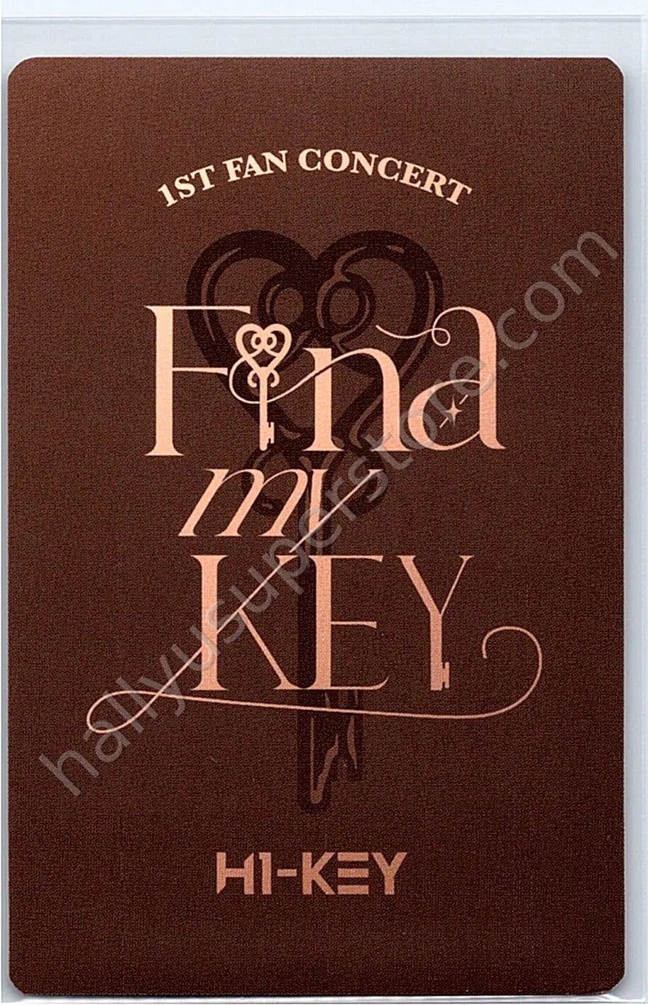 H1-KEY - Riina - H1-KEY - Seoi - H1-KEY 1st Fan Concert [Find my KEY] Event trading card