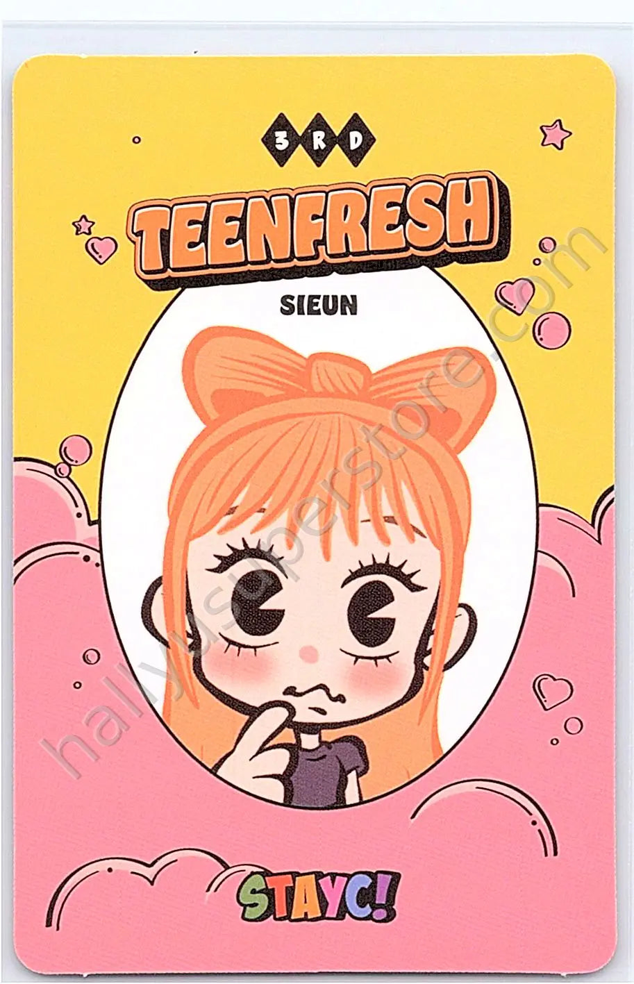 STAYC - Sieun - TEENFRESH album photocard bubble version