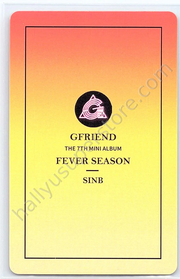 GFRIEND - SinB - FEVER SEASON first press only photocard set