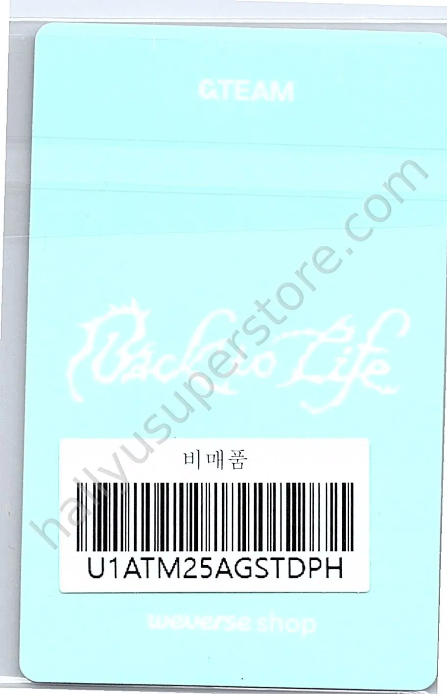 &amp;TEAM - EJ - Back to Life breath version gaze version pob (pre-order benefit) weverse global shop (wvg)