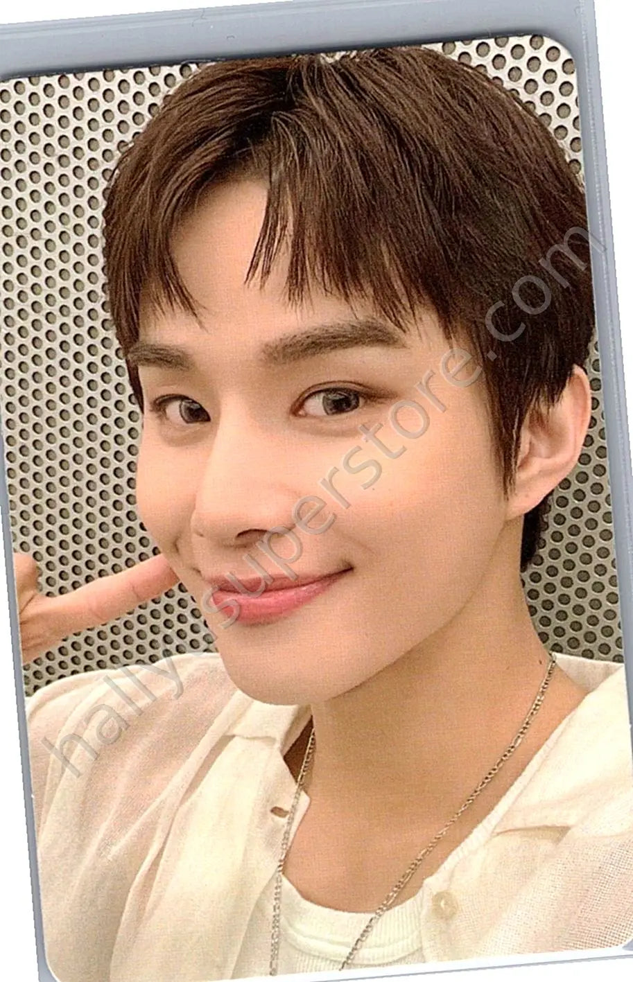 NCT - Jungwoo - 2023 NCT CCOMAZ GROCERY STORE POP-UP blue version merch photocard selfie trading card