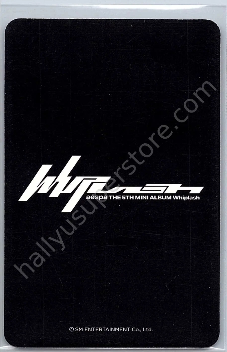 aespa - Winter - Whiplash lucky draw (LD) pop-up store smtown &amp; store speed version