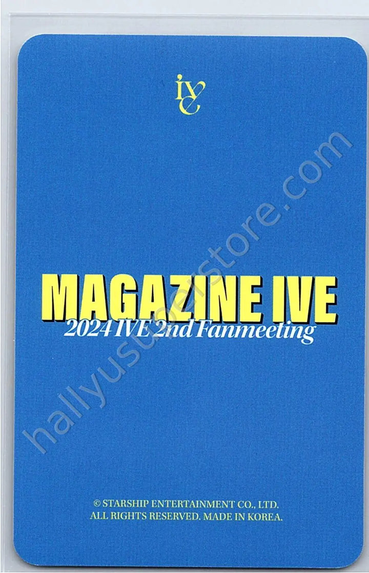 IVE - Wonyoung - IVE - Wonyoung - Magazine IVE: 2nd Fanmeeting  Event trading card fan meeting