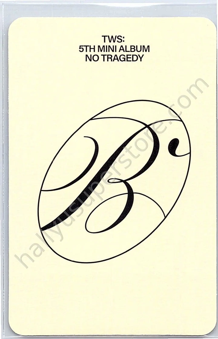 TWS - Kyungmin - No Tragedy album photocard blush Version compact version