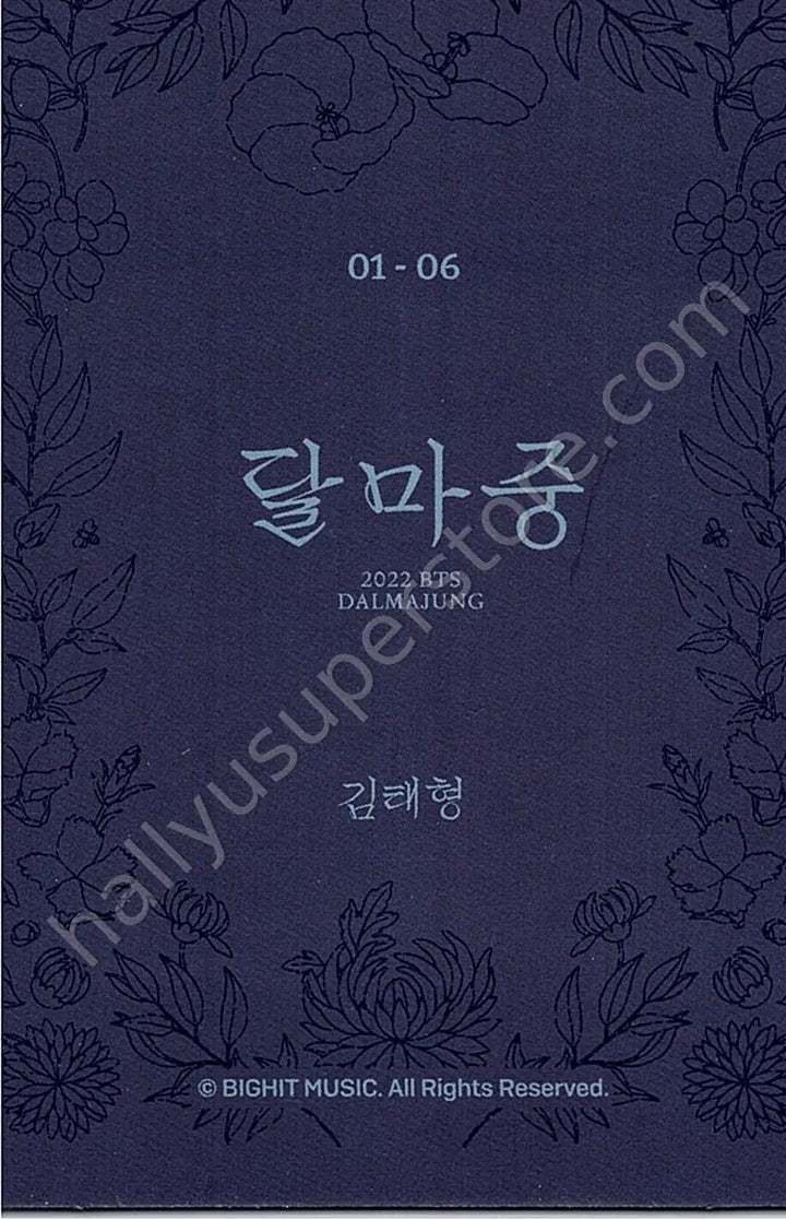 BTS - V - Dalmajung 2022 1/6 mini photocard