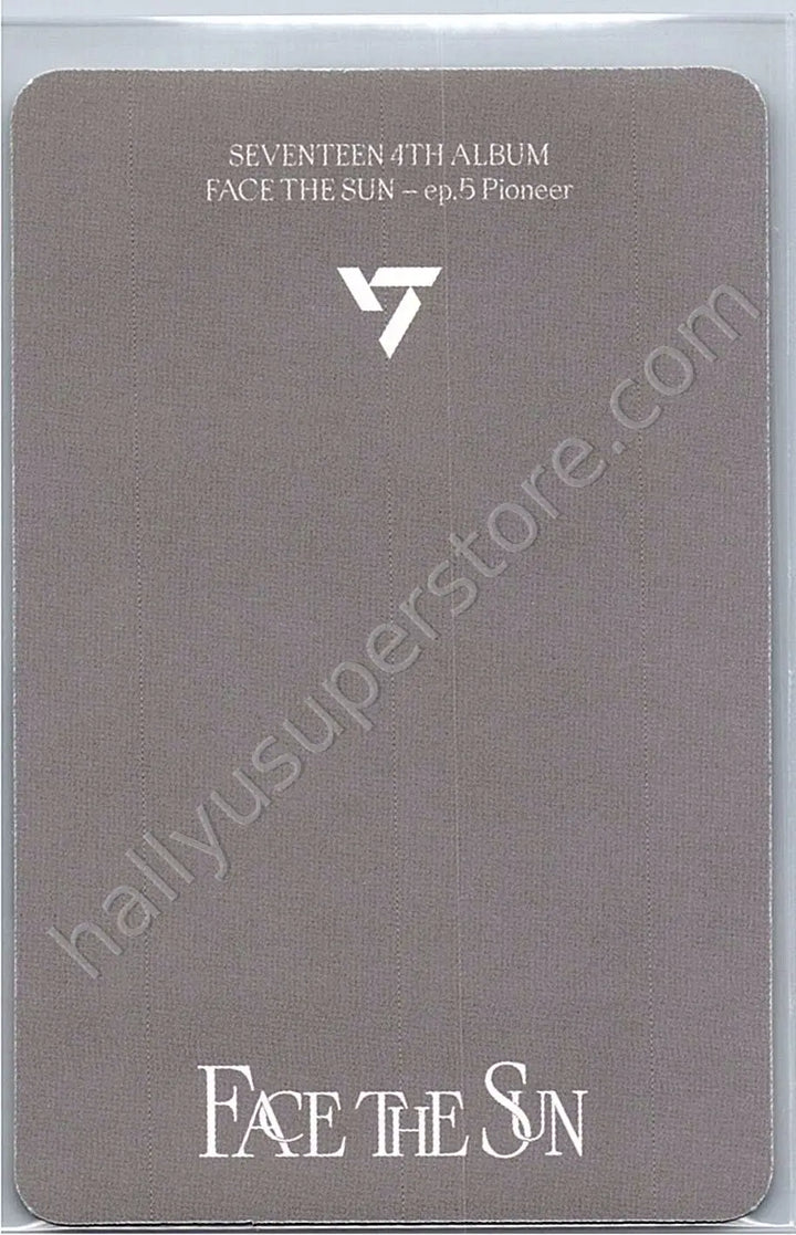 SEVENTEEN - Joshua - Face the Sun album photocard pioneer version