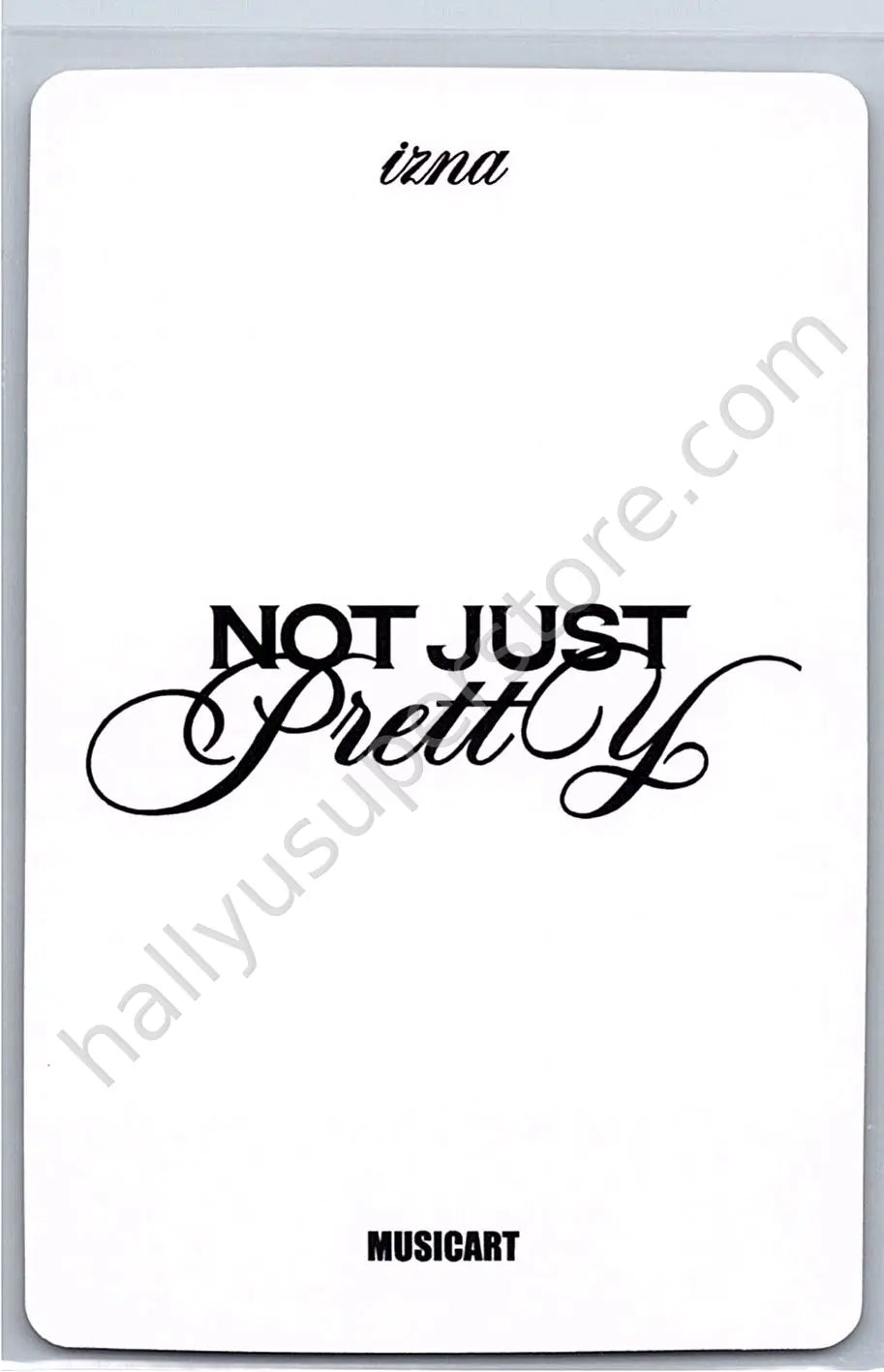 izna - Bang Jeemin - Not Just Pretty photobook version round 2 starriver video call (fancall)