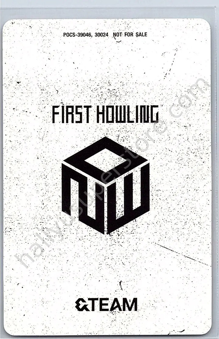 &amp;TEAM - Yuma - First Howling : NOW album photocard standard version