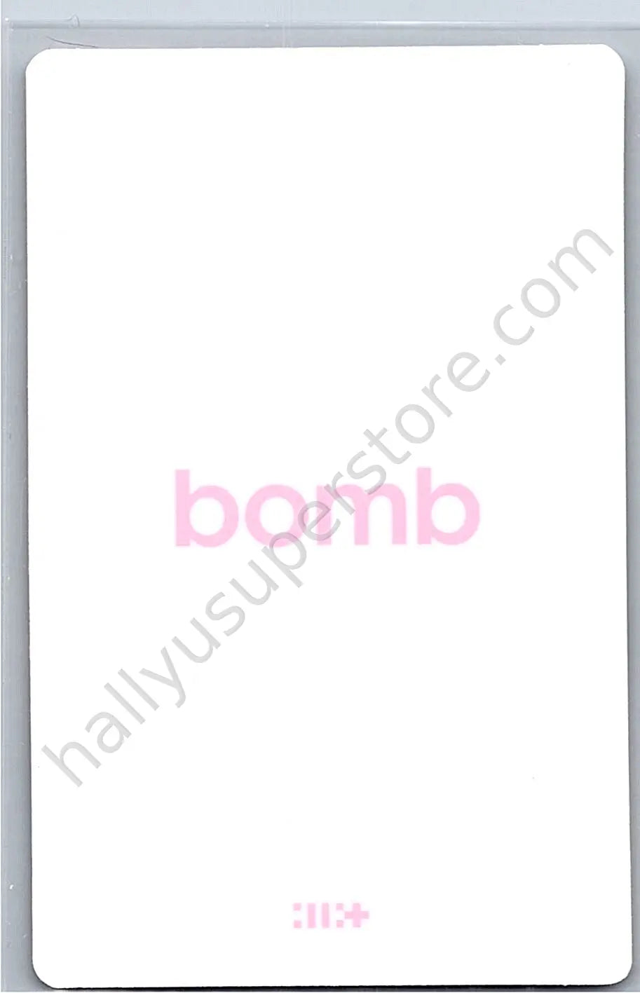 ILLIT - Yunah - bomb album photocard B version pink bomb version