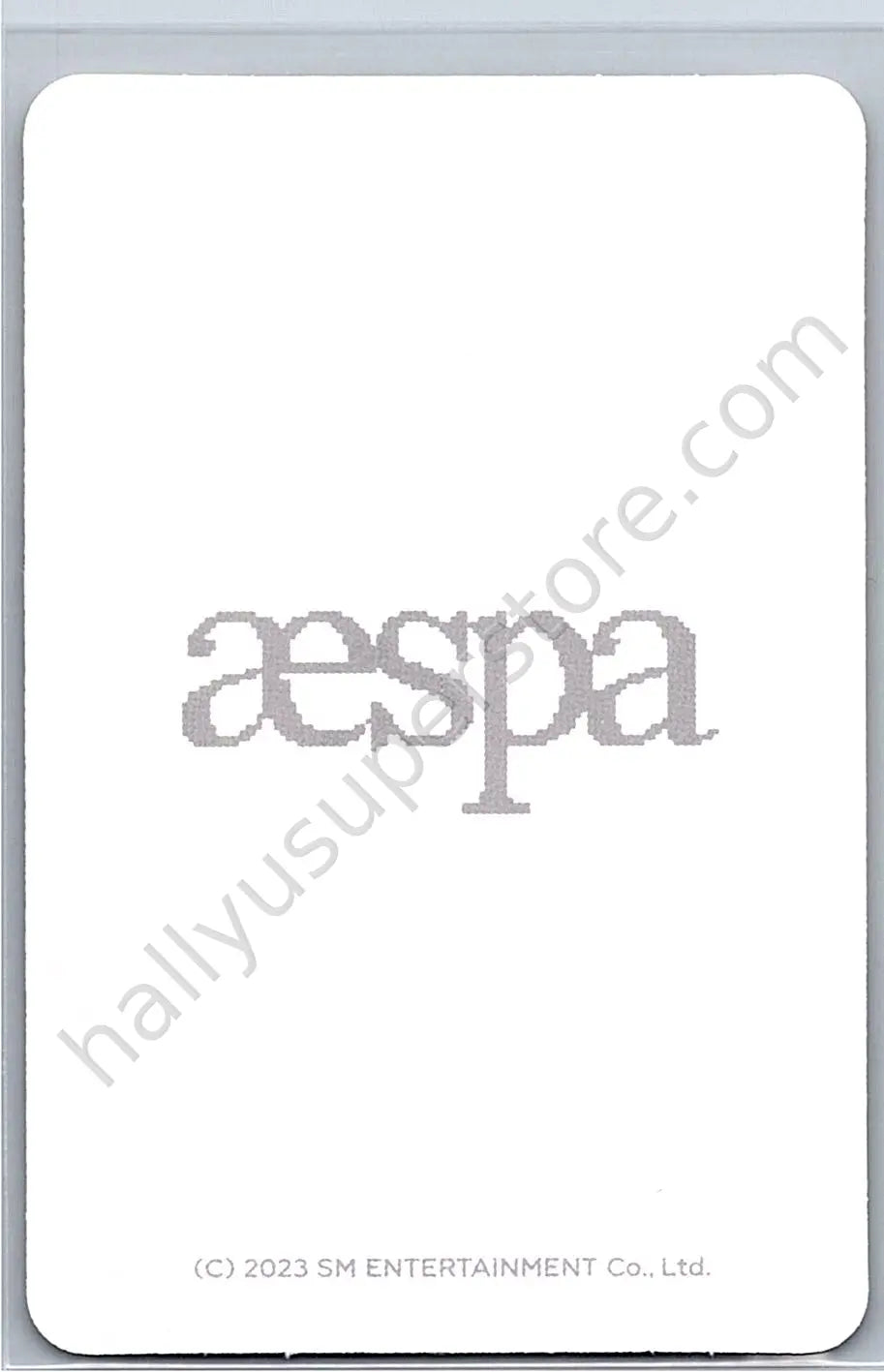 aespa - Giselle - Come To My Illusion B version merch photocard pop-up store trading card