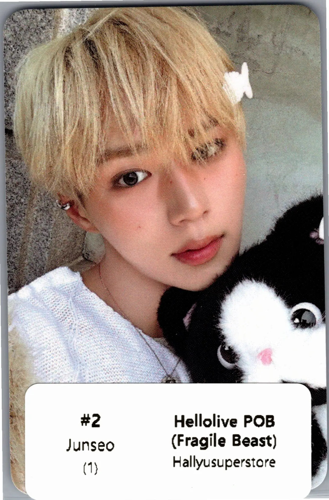 ALPHA DRIVE ONE "UNBREAKABLE : 少年BEAST" - Hellolive Pre-Order Benefit Photocards (Fragile Beast Ver.) [26.09.01]