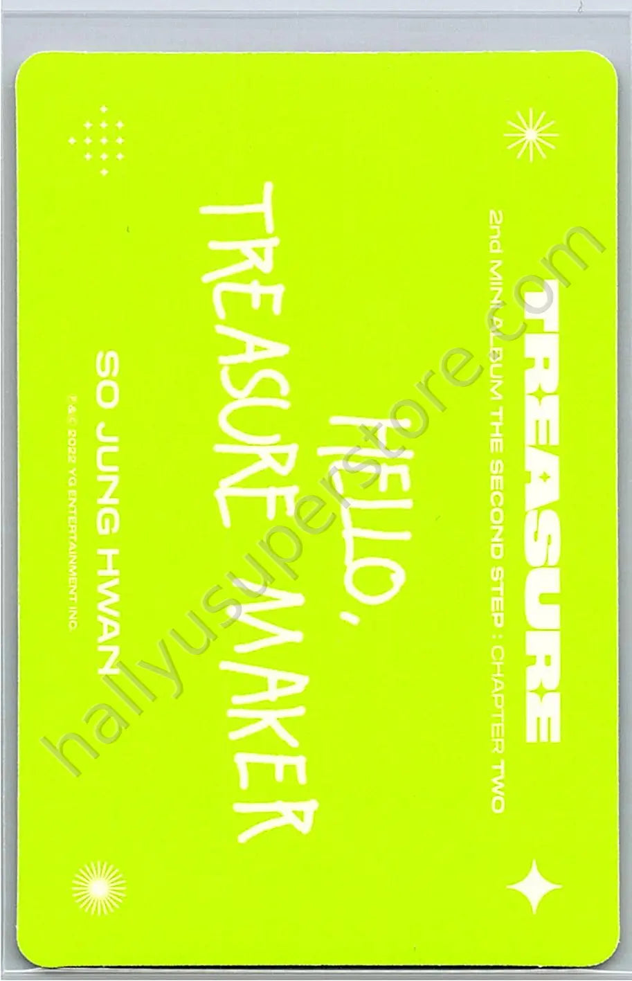 TREASURE - So Junghwan - THE SECOND STEP : CHAPTER TWO album photocard