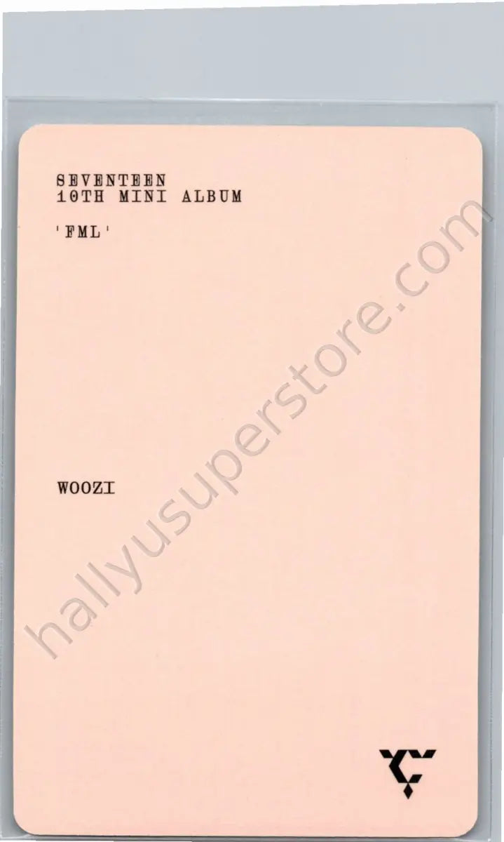 SEVENTEEN - Wonwoo - FML