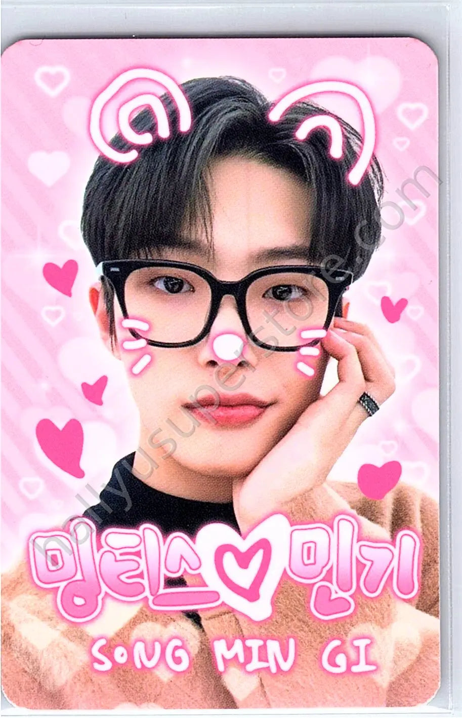 ATEEZ - Mingi - THE WORLD EP.FIN : WILL light back lucky draw (LD) makestar