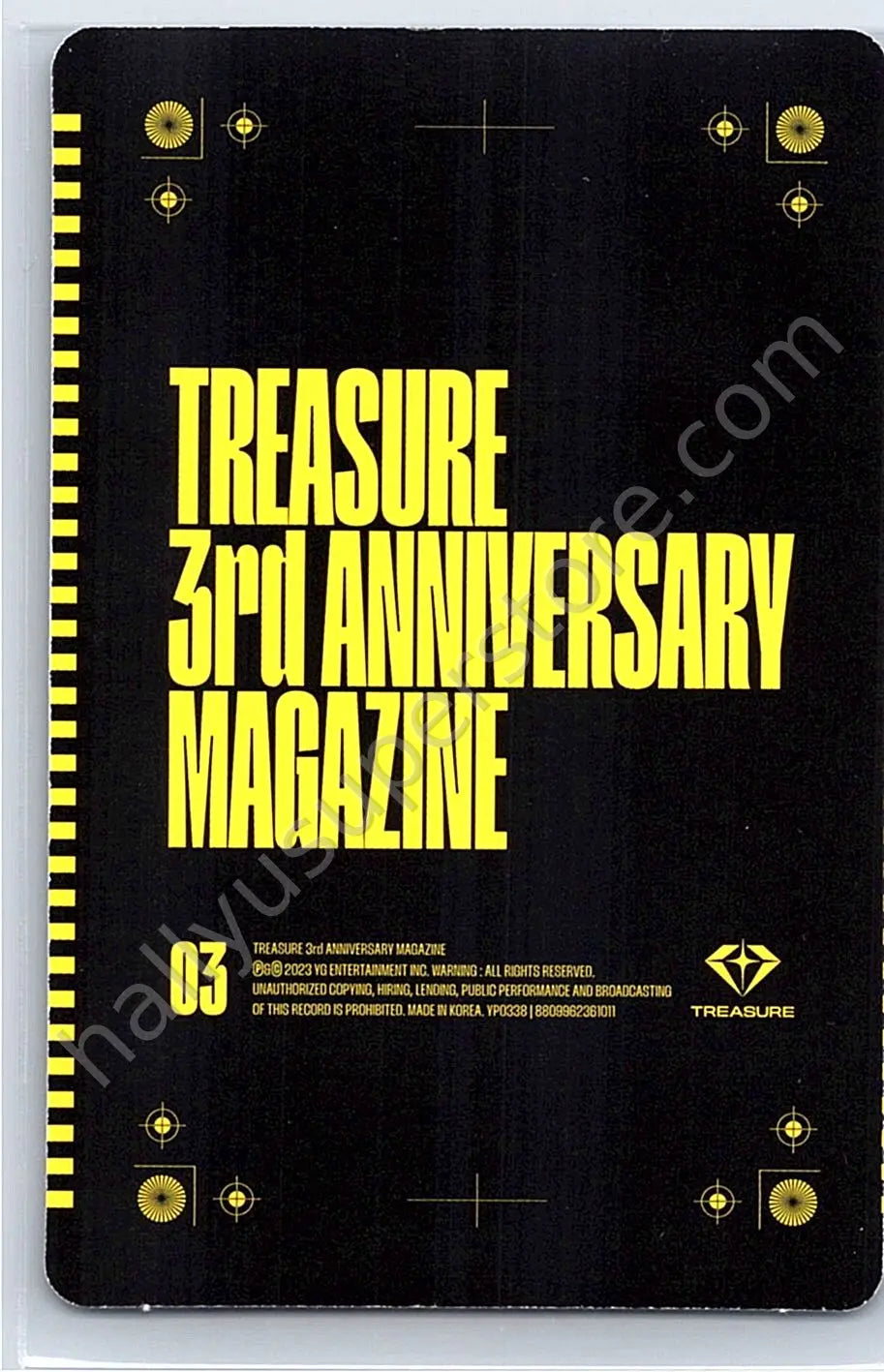 TREASURE - So Junghwan - 3rd Anniversary Magazine photocard set