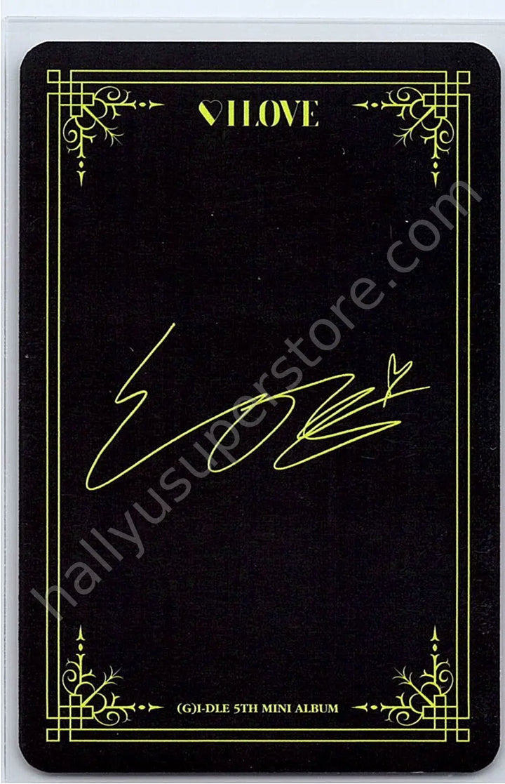 i-dle - Soyeon - (G)I-DLE - Miyeon - I Love Album jewel case version album photocard