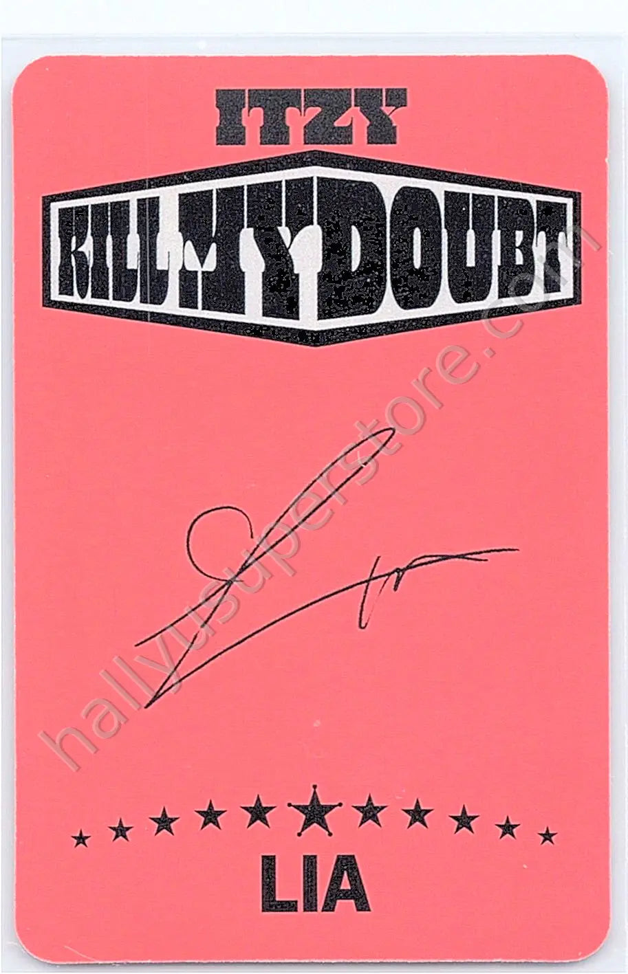 ITZY - Lia - KILL MY DOUBT album photocard standard version