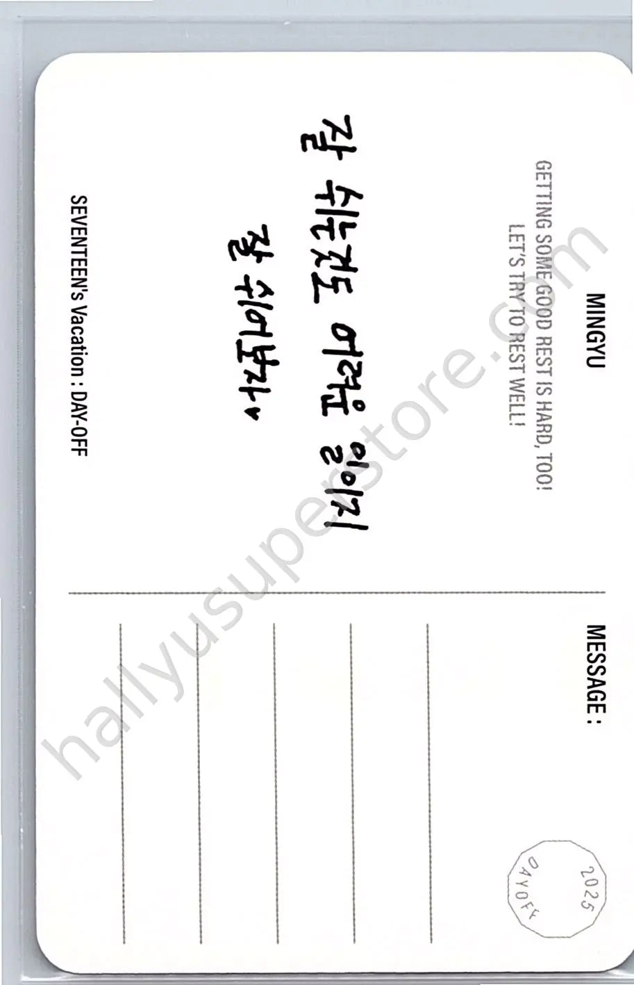 SEVENTEEN - Mingyu - 2025 Season&