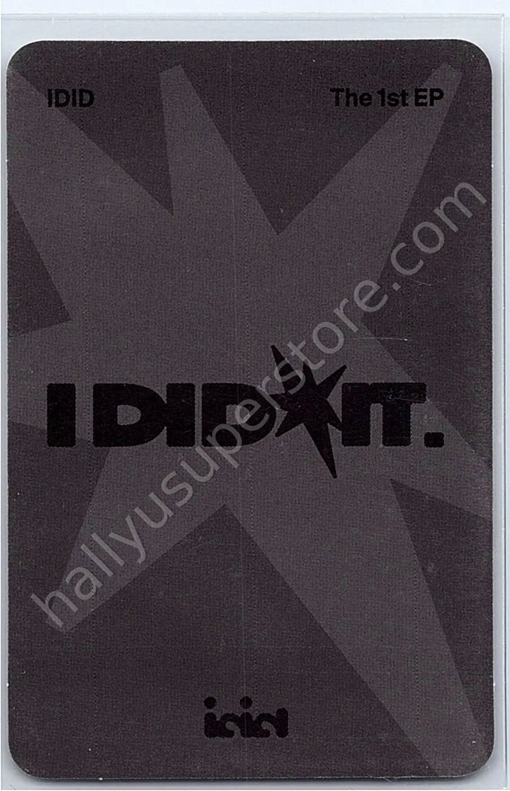 IDID - Wonbin - I did it. after sunset version album photocard