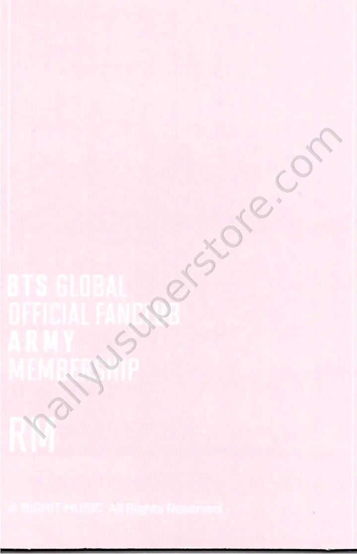 BTS - RM - 10th ARMY Membership Kit membership photocard set