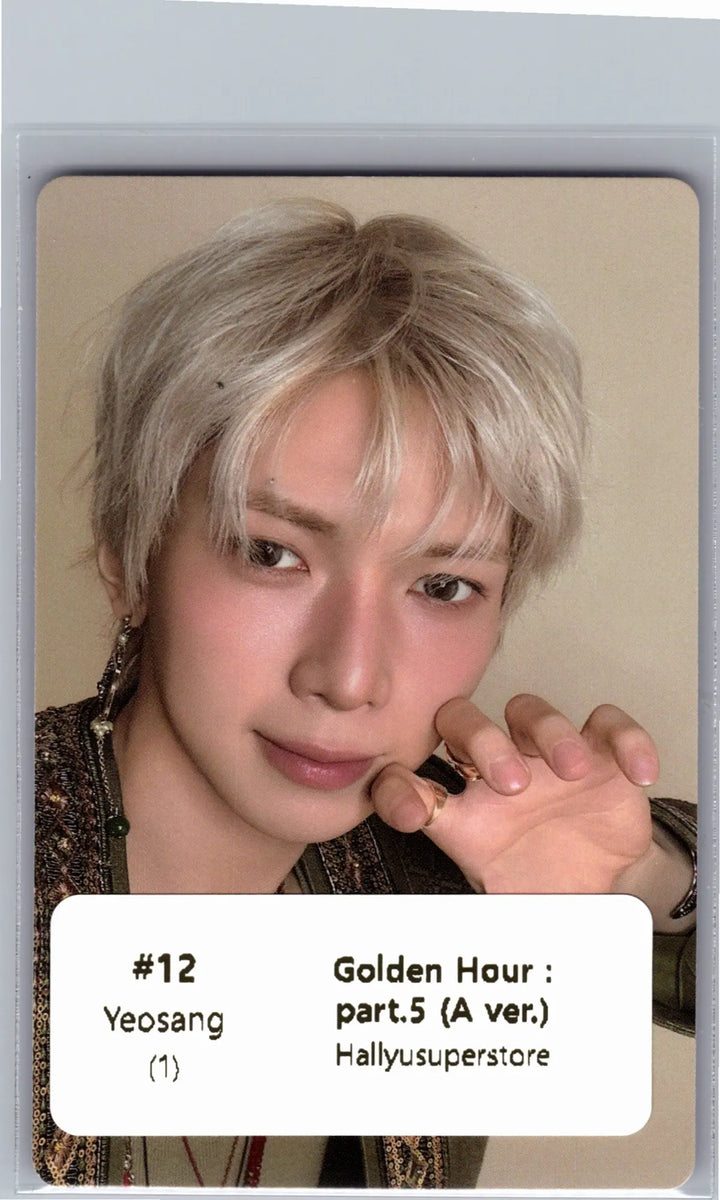 ATEEZ "GOLDEN HOUR : Part.5" - Official Photocard (A ver.) [26.06.26]