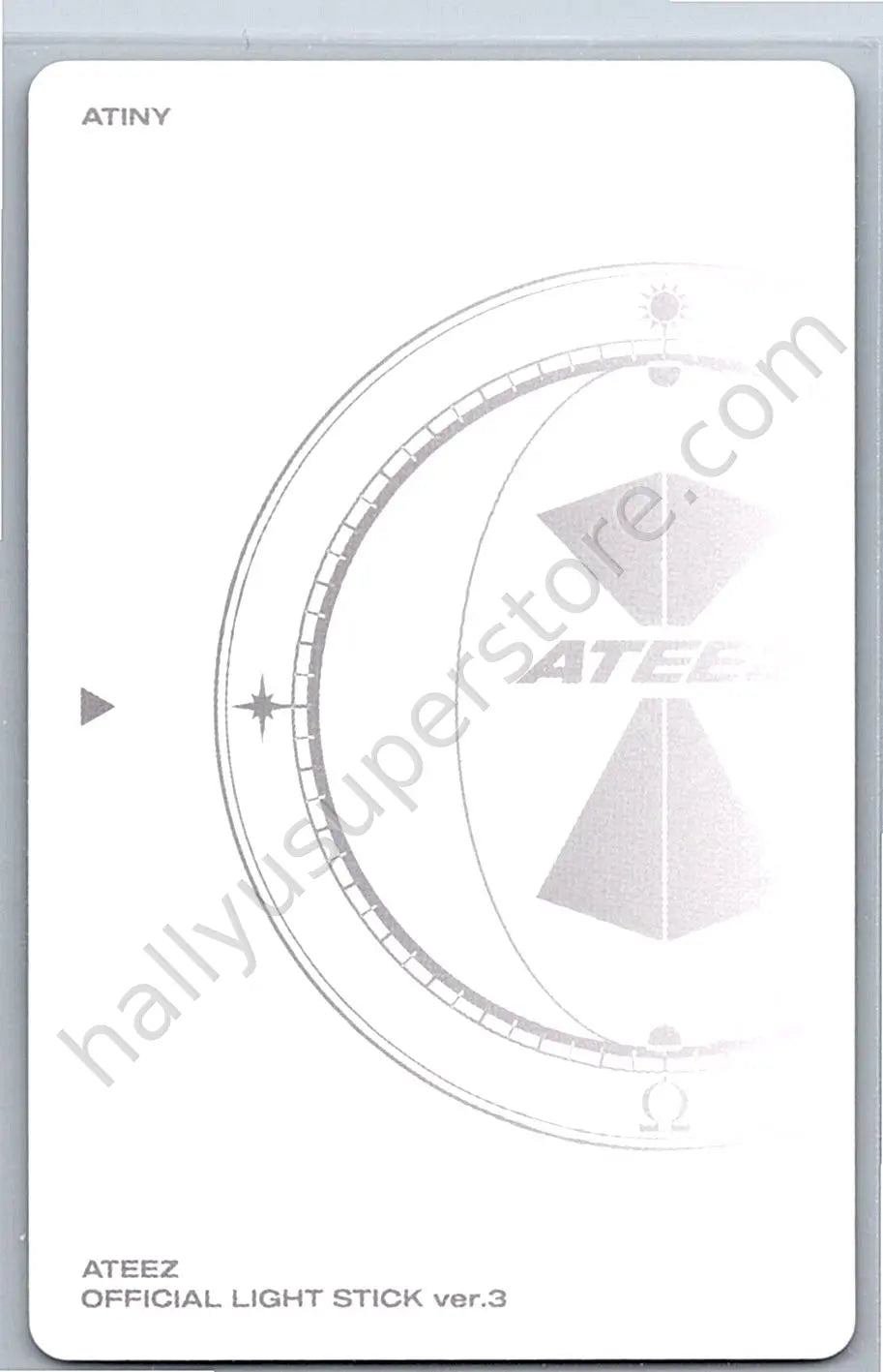 ATEEZ - Hongjoong - OFFICIAL LIGHT STICK VER.3 lightstick merch photocard photocard set