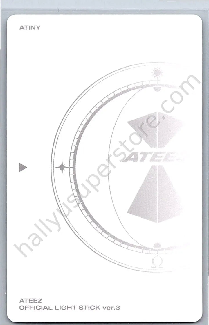 ATEEZ - Hongjoong - OFFICIAL LIGHT STICK VER.3 lightstick merch photocard photocard set