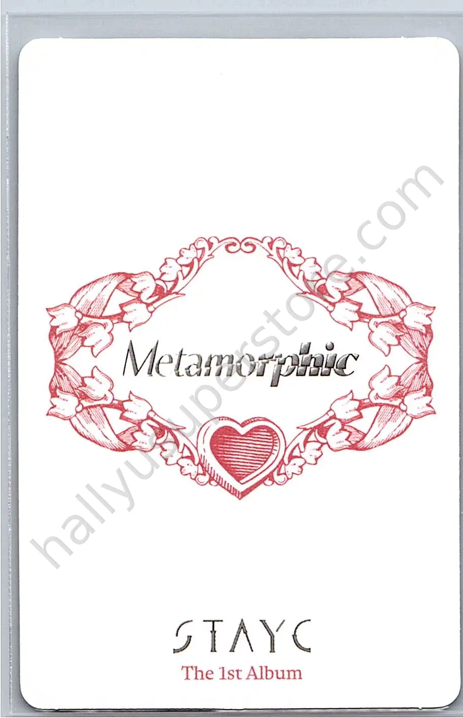 STAYC - Isa - Metamorphic album photocard icy version