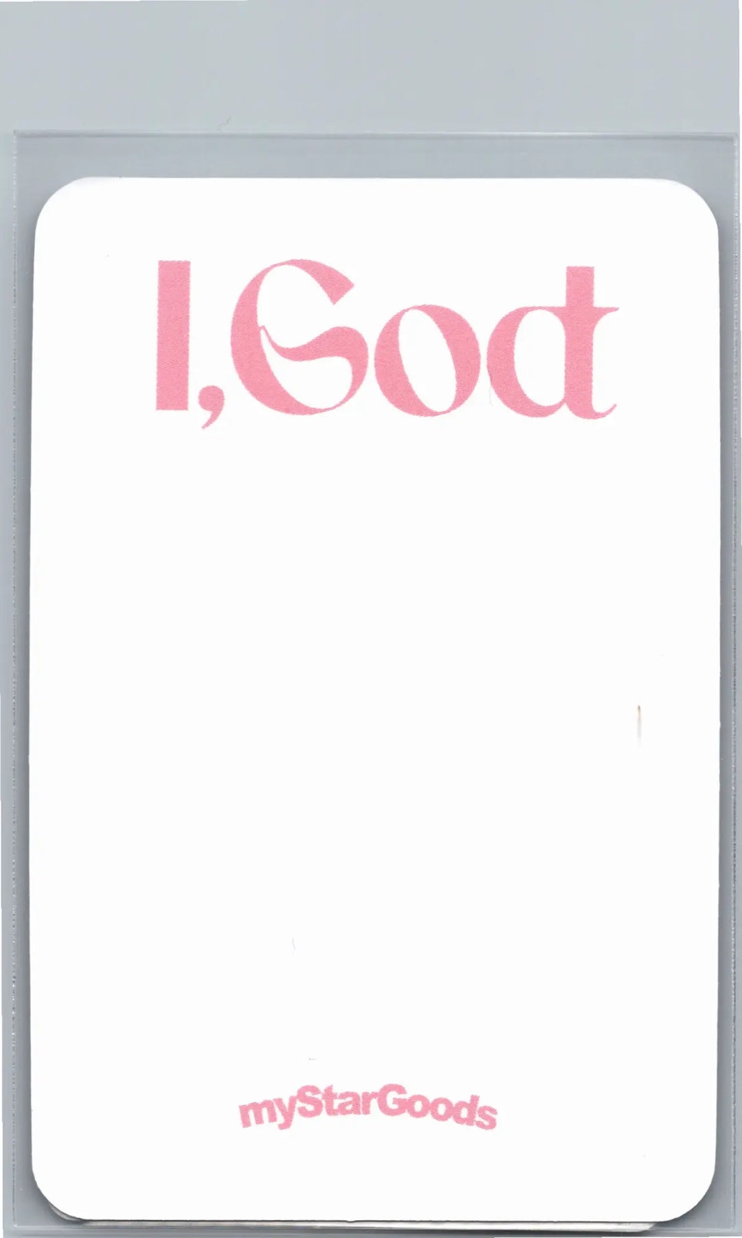 XLOV "I,God"- MyStarGoods Fansign Event Photocard R4 [26.07.07]