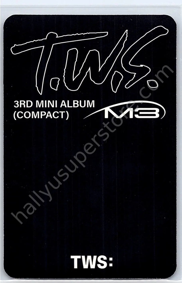 TWS - Jihoon - TRY WITH US album photocard B version compact version