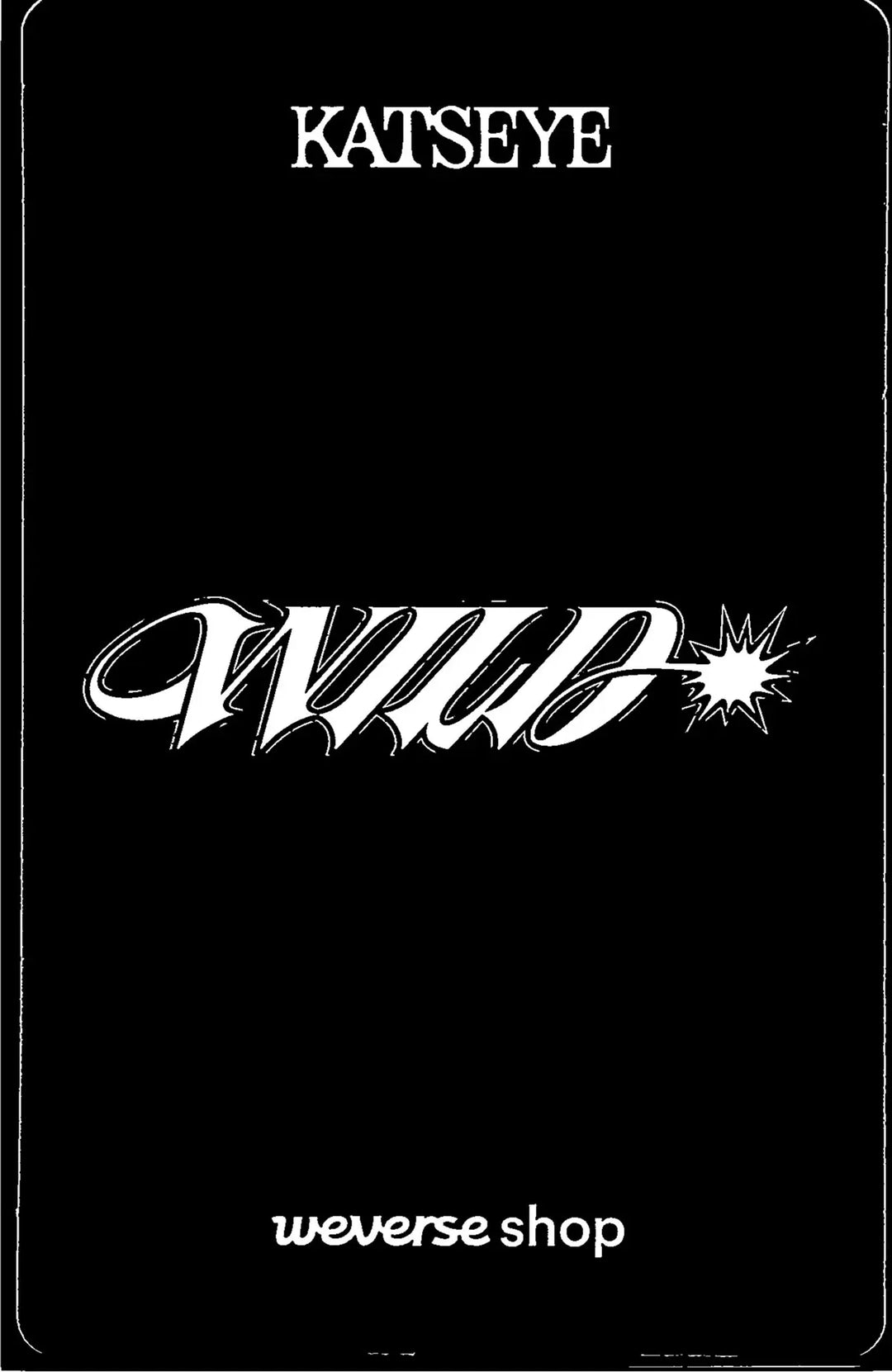 KATSEYE "WILD" - Weverse Shop Pre-Order Benefit Photocard (Photobook Ver.) [26.08.18][Restocked 08/19]