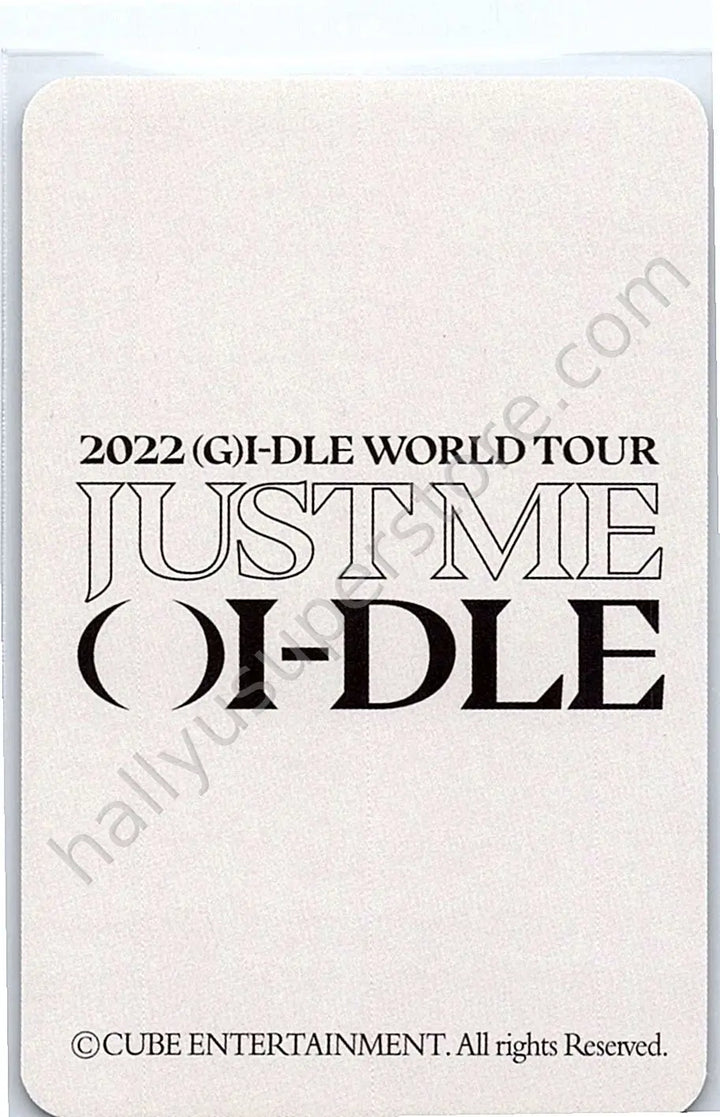 i-dle - Shuhua - 2022 World Tour [Just Me ( )I-DLE] photocard set tour merch