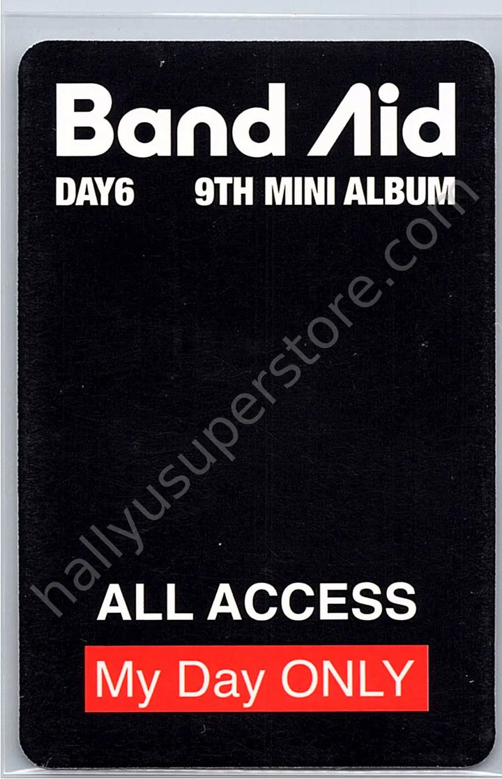 DAY6  - Dowoon - Band Aid album photocard rock band version standard version