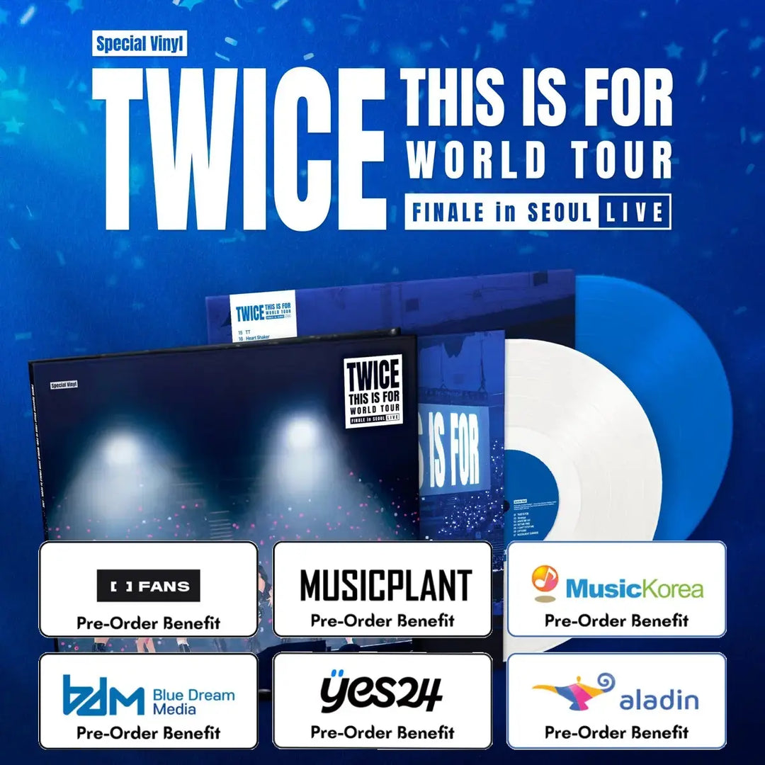[Pre-Order] TWICE - <THIS IS FOR> WORLD TOUR FINALE in SEOUL – LIVE (Special LP Ver.) + Pre-Order Benefit (Choose Version)