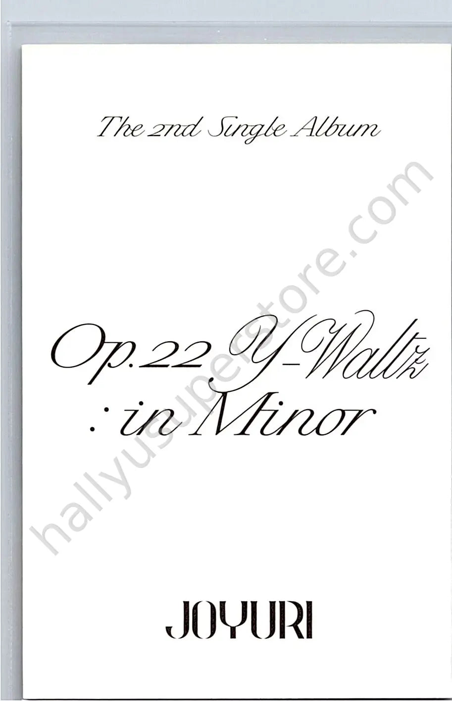 Jo Yuri - Jo Yuri - Jo Yuri - Jo Yuri - Op.22 Y-Waltz : in Minor Album musickorea (music korea) fansign