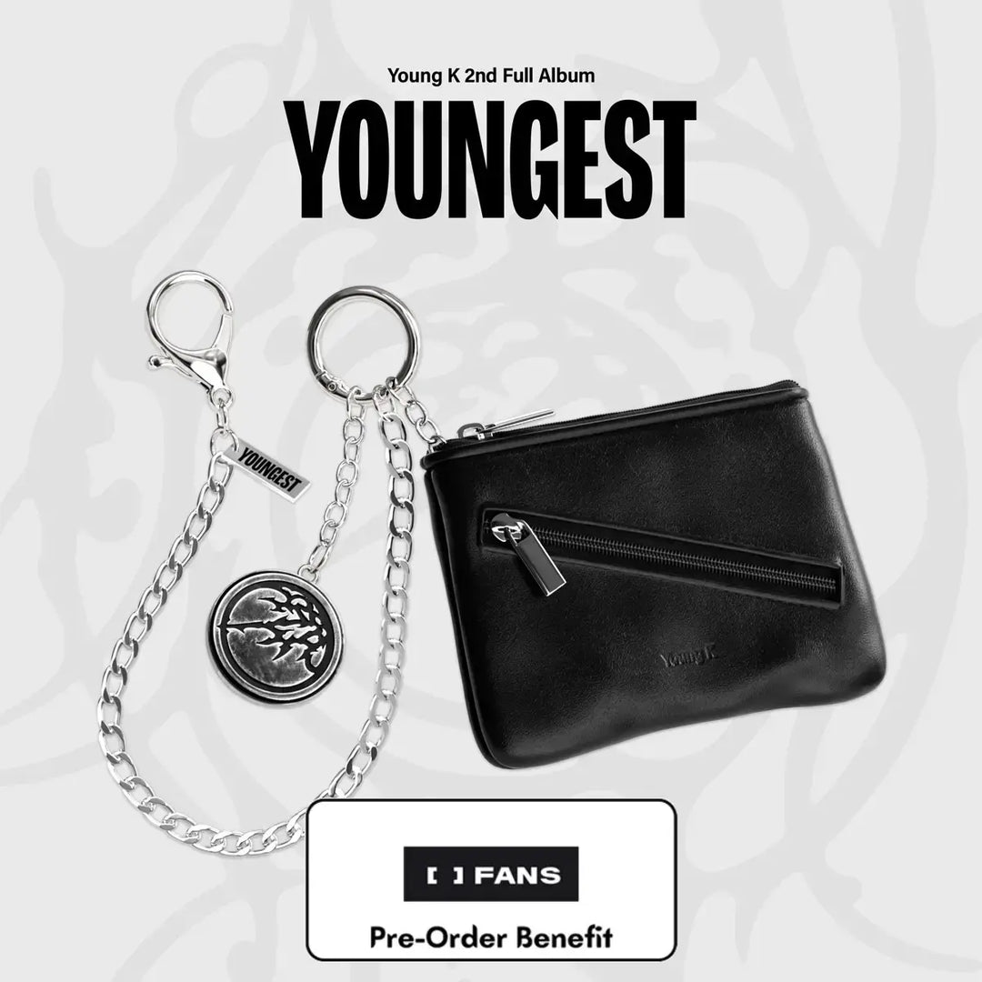 [Pre-Order] YOUNG K - 2nd Full Album YOUNGEST (Wallet &amp; Keyring ver.) + Pre-Order Benefit