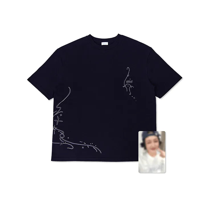 [Pre-Order] Red Velvet - A Day in Red &amp; Velvet Official MD (T-SHIRT SET_NIGHT ver.)