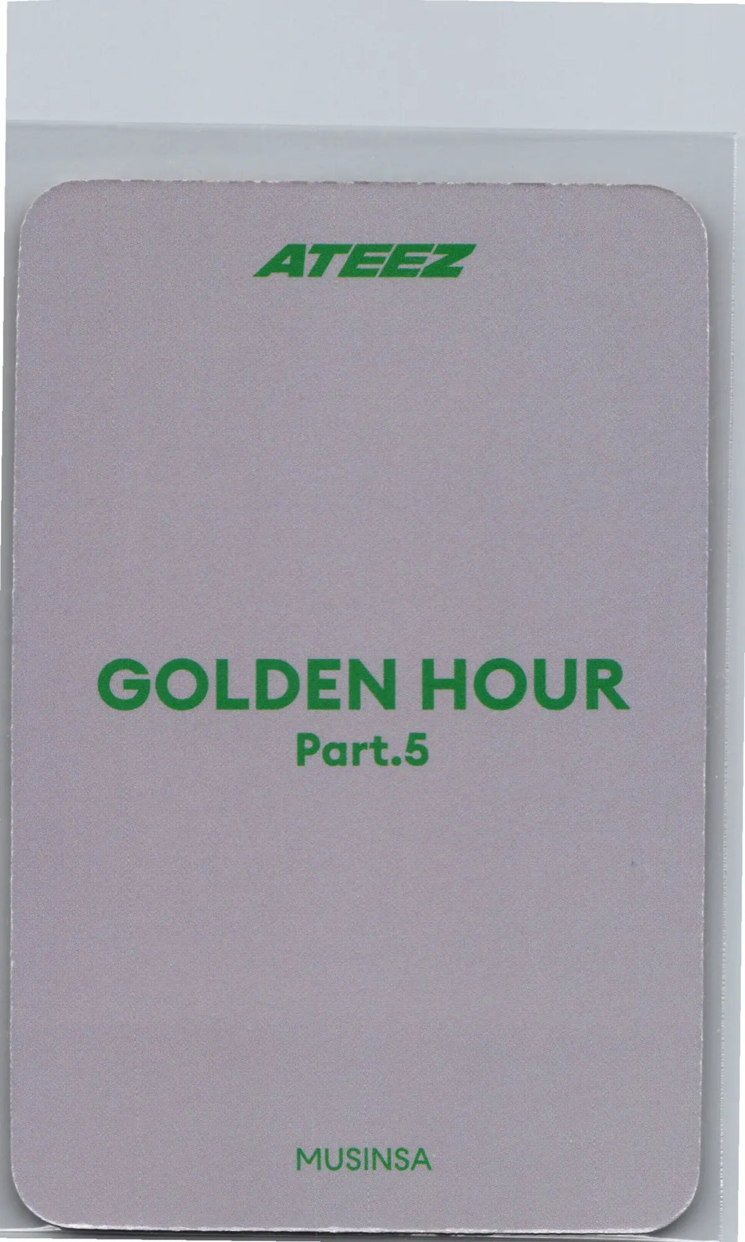 ATEEZ "GOLDEN HOUR : Part.5" - Musinsa Event Photocard [26.07.06]