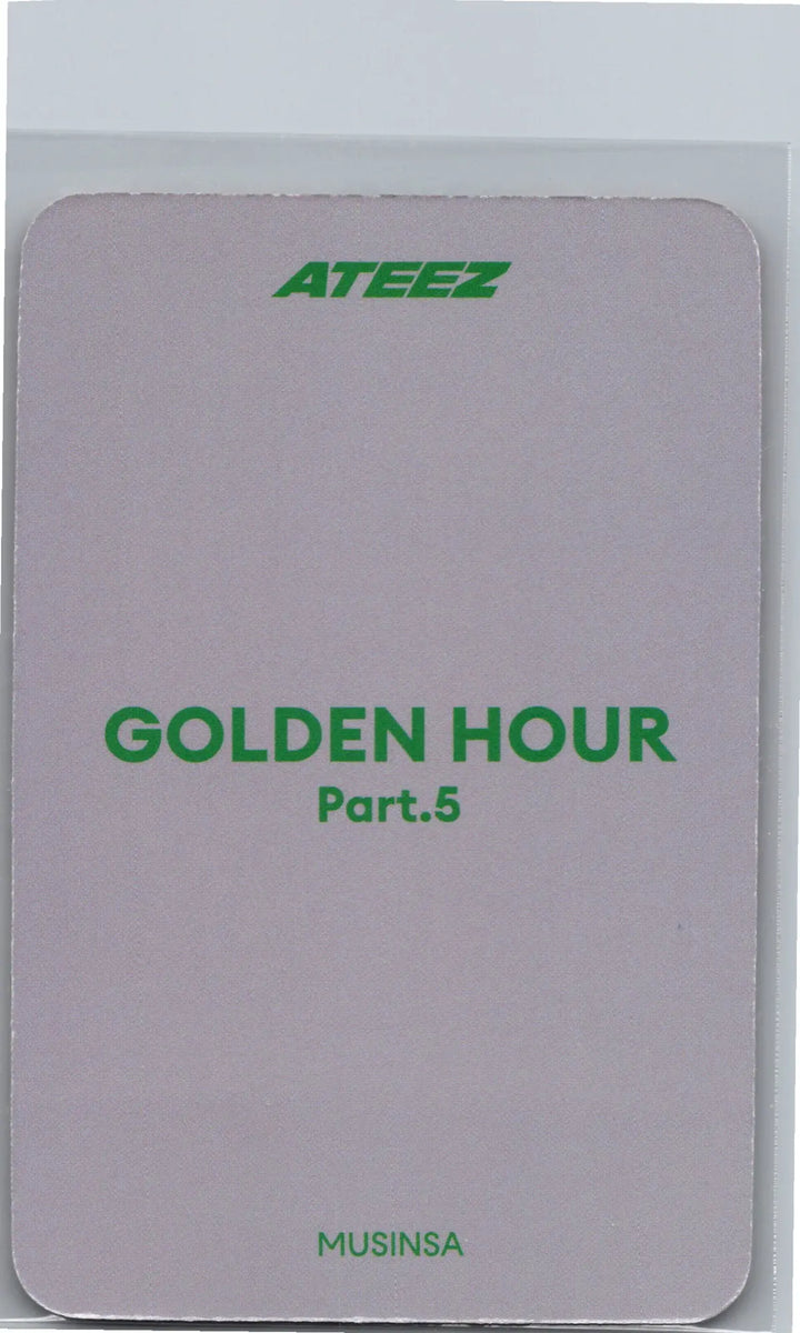 ATEEZ "GOLDEN HOUR : Part.5" - Musinsa Event Photocard [26.07.06]