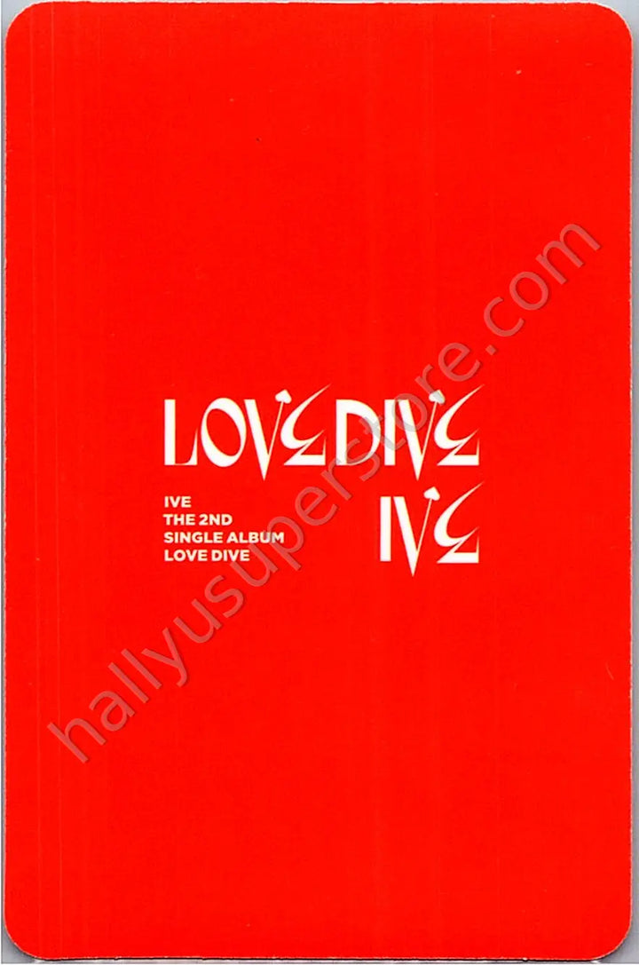 IVE - Liz - LOVE DIVE album photocard version 1
