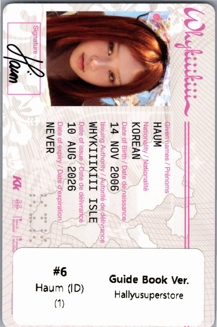 KiiiKiii "WhyKiiiKiii" - Official Photocard [26.08.18]