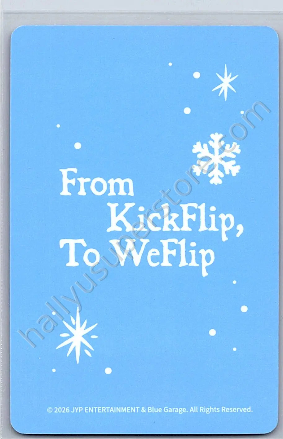 KickFlip - Minje - From KickFlip to WeFlip, 1st Fan Concert merch photocard trading card set