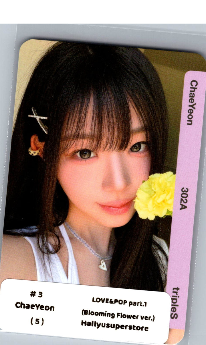 TripleS "LOVE&amp;POP pt.1" - Official Double Class Object, Polaroid Photocard (Blooming Flower ver.) [26.06.04]