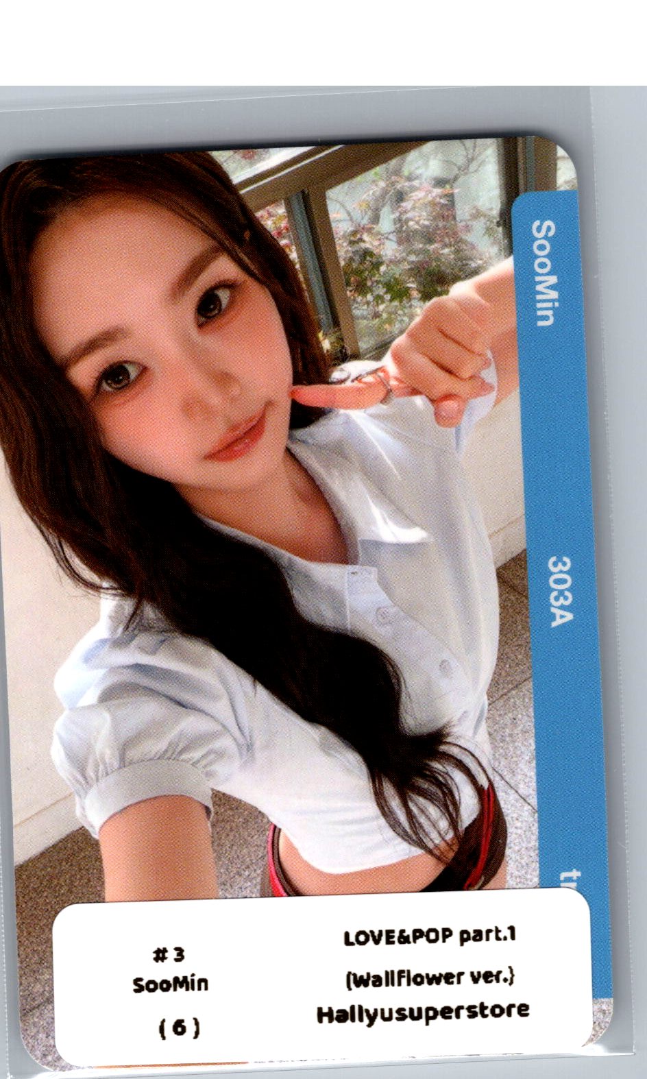 TripleS "LOVE&amp;POP pt.1" - Official Double Class Object, Polaroid Photocard (WallFlower ver.) [26.06.04]