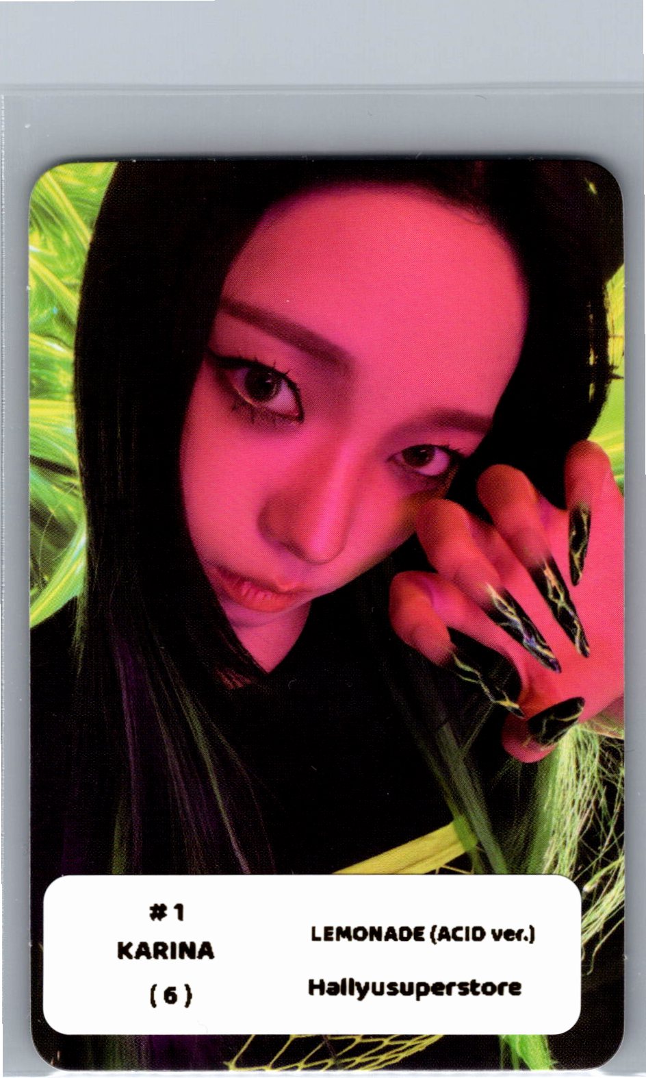 Aespa "LEMONADE" - Official Photocard (ACID Ver.) [26.06.04]