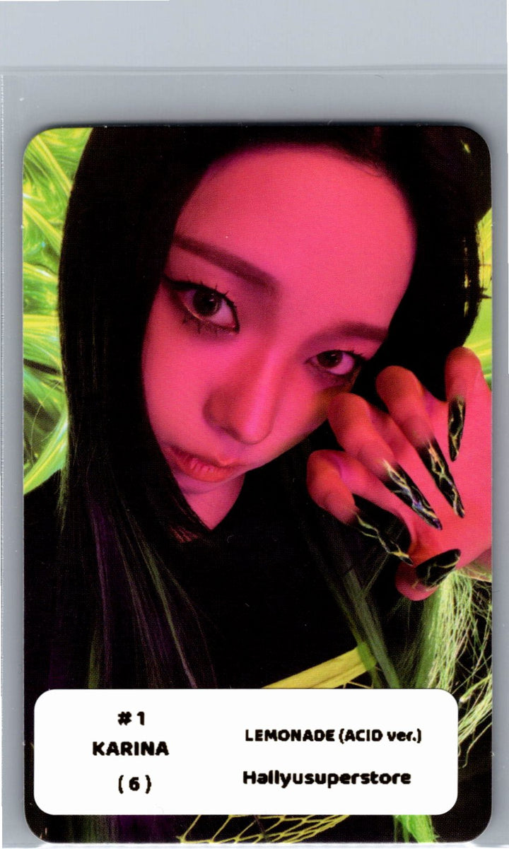 Aespa "LEMONADE" - Official Photocard (ACID Ver.) [26.06.04]