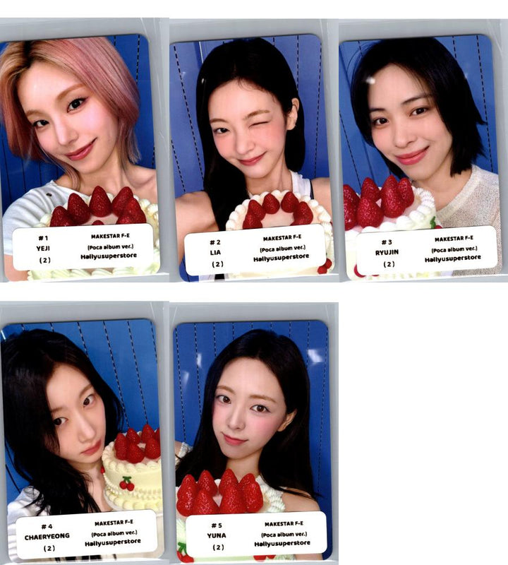 ITZY "Motto" - Makestar Fansign Event Photocard (POCAALBUM Ver.) [26.06.04]