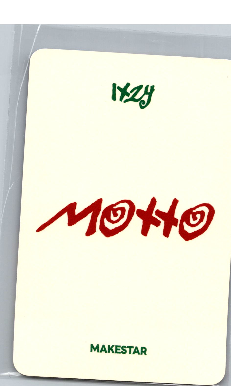 ITZY "Motto" - Makestar Fansign Event Photocard (POCAALBUM Ver.) [26.06.04]