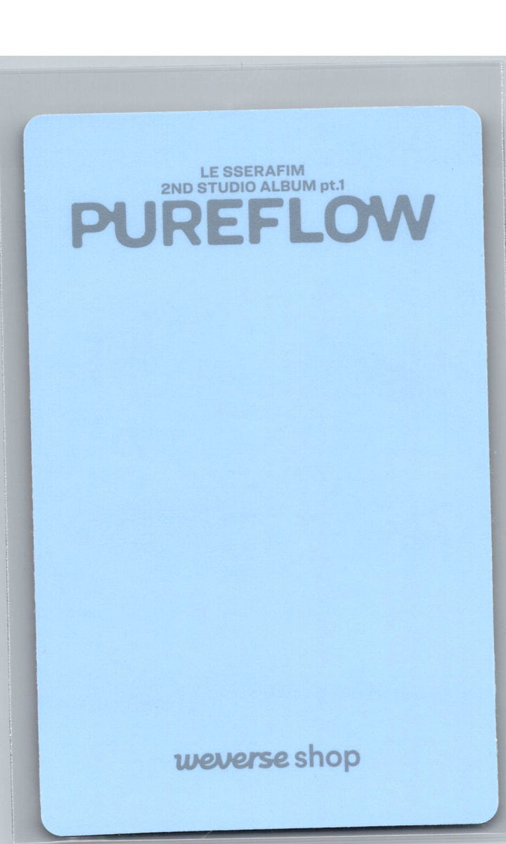 LE SSERAFIM "PUREFLOW" - Weverse Shop YouTube Event Photocard (COMPACT Ver.) [26.06.08]