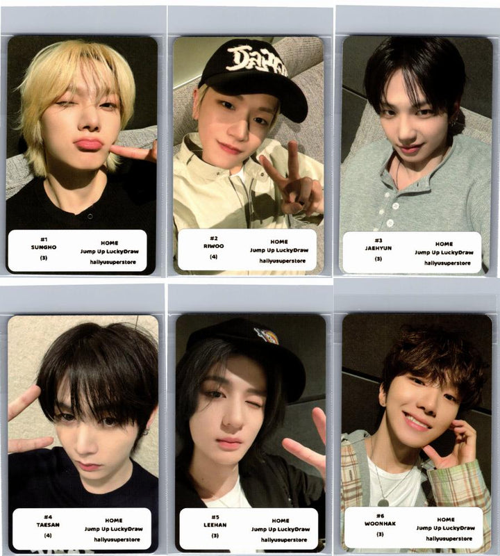 BOYNEXTDOOR "HOME" - Jump UP Lucky Draw Event Photocard [26.06.09]
